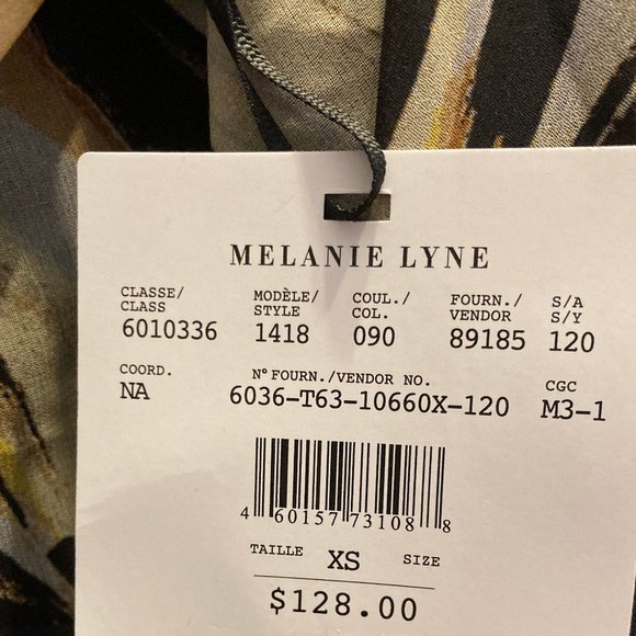 MELANIE LYNE: Abstract Tiger Print Kimono Blouse - black/cream - Picture 5 of 6